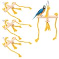 thumbnail image 4 of Columpio Para Periquitos, Juguete Para Pájaros Resistente A Mordeduras Juguete Para Periquitos No Tóxico 3 Piezas Para Cacatúas Para Loros Para Guacamayos ANGGREK Otros, 4 of 8