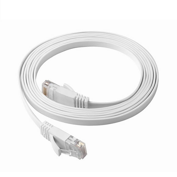 Qiopertar Clearing livraison gratuite Cat6 non blindé catégorie 6 Gigabit cuivre pur 8 - Core plat fil Maillé 787,4 pouces Offre de moins de 5 $cette semaine