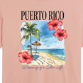 thumbnail image 2 of Instant Message - Puerto Rico Beach Cropped Graphic T-Shirt, 2 of 5