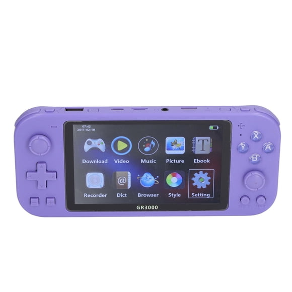 Consola de juegos, reproductor de juegos eléctrico, consola de juegos clásica de 5,1 pulgadas, consola de juegos portátil de rendimiento comprobado