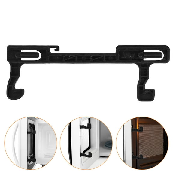 FRCOLOR Microwave Door Locking Hook and Latch Key Replacement Parts for Oven Door Safety Lock Switch and Childproof Lock Accessory