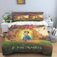 thumbnail image 2 of Juego de cama de tres piezas con estampado de dibujos animados de Disney Encanto, con funda de almohada, para niños o adultos, para tamaño King, Queen, Full y Twin, 2 of 4