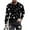 B-Black, variant on Men's Casual Shirts Crew Neck Long Sleeve Printed Pullover Loose Fashionable Street Top L L-Orange