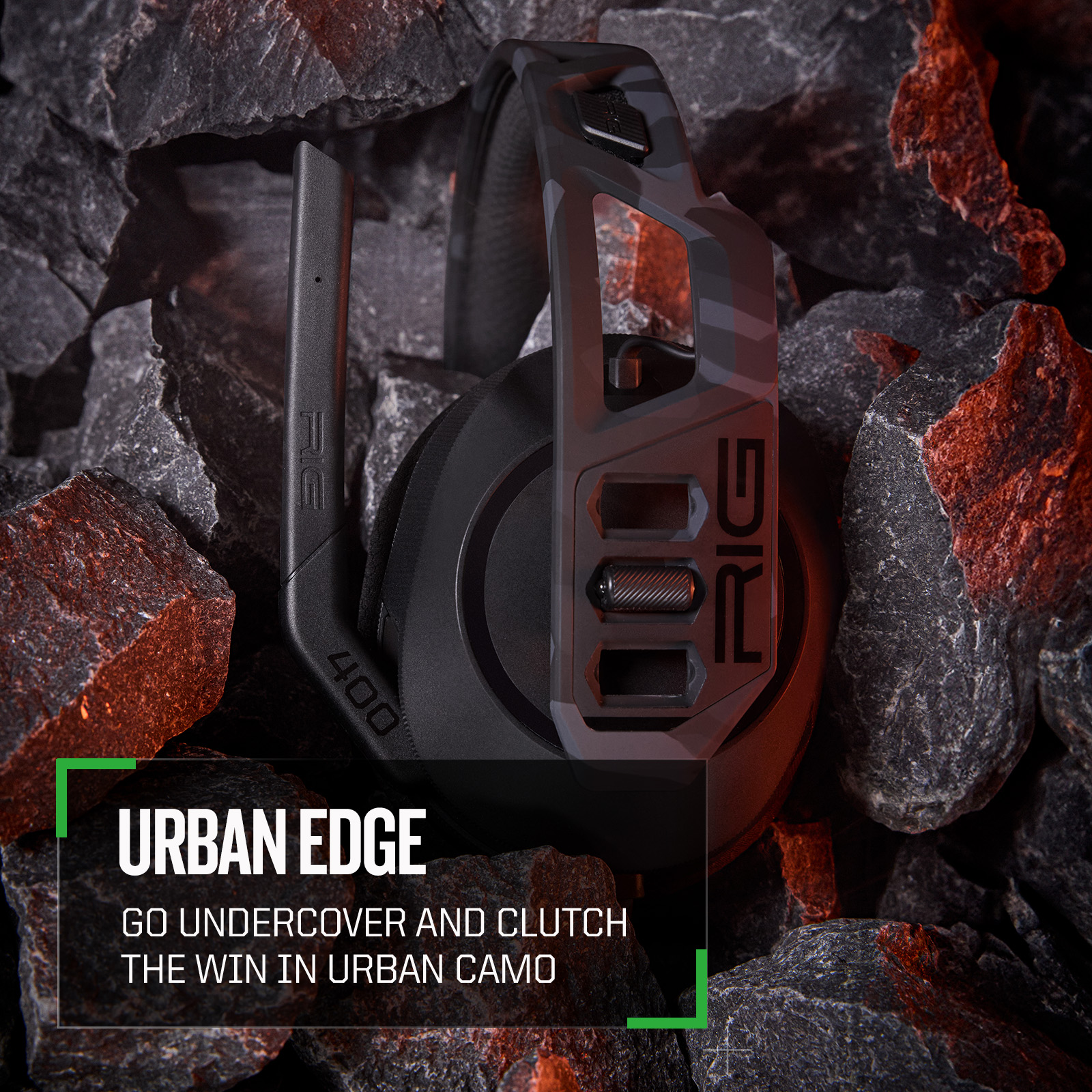 RIG 400 GEN 2 HX Gaming Headset, Dolby Atmos, Urban Camo photo 8
