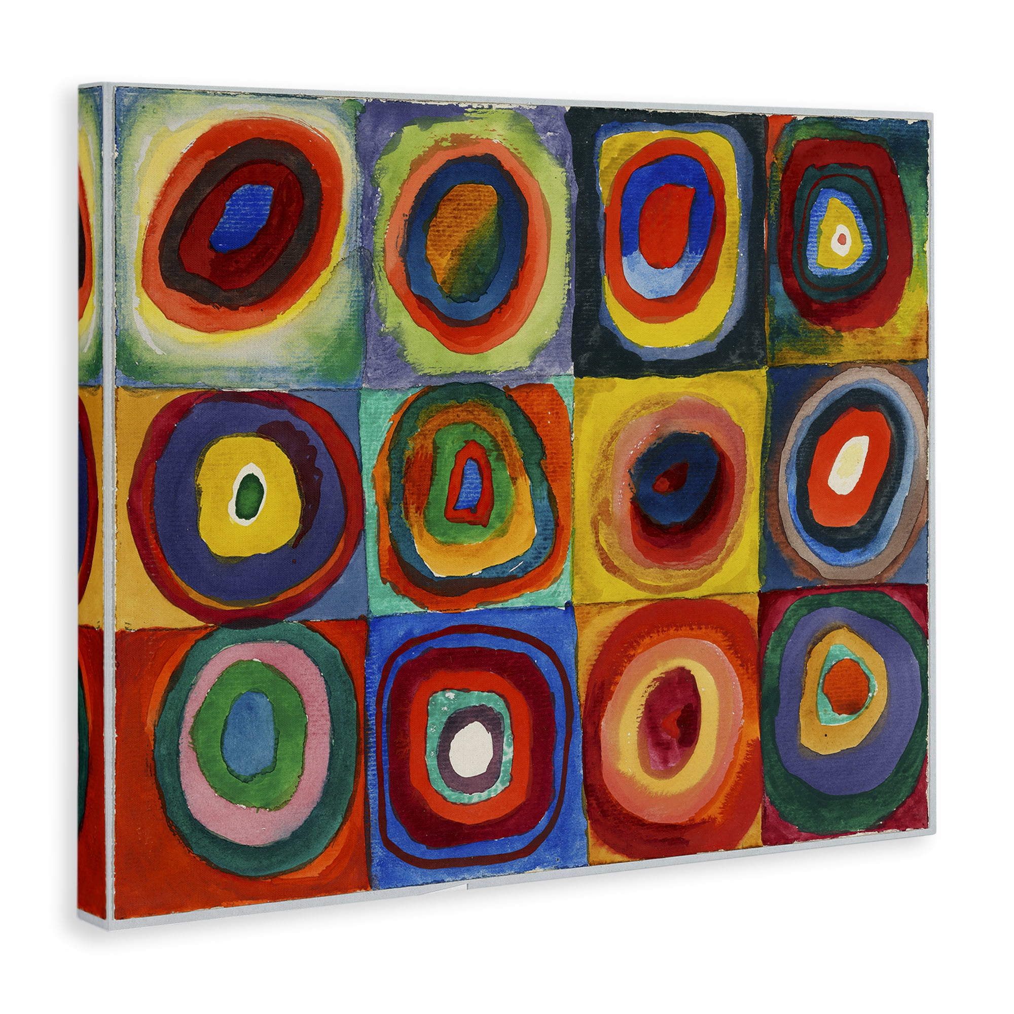 Stupell Industries Kandinsky Classic Circles Abstract Painting Wrapped Canvas Art Print Wall Art, 40 x 30