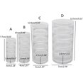 thumbnail image 2 of HUGFEGWE 1 Set 5 Layer Cylinder Stackable Bead Containers Plastic Round Clear Storage Jar Box For Beads Buttons Crafts Small Item Jewelry Stand CJB91-105656, 2 of 9