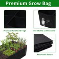 thumbnail image 4 of Grow Bag Raised Beds for Gardening Large Fabric Planter Vegetable Grow Bags for Growing Herbs, Flowers and Vegetables  6x3x1ft, 4 of 7