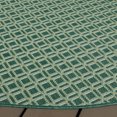 thumbnail image 4 of Safavieh Terrace Wight Geometric Indoor/Outdoor Area Rug, Dark Green/Light Green, 6'7" x 6'7" Round, 4 of 14