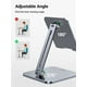 thumbnail image 5 of Soporte de Aluminio para IPad & Tablet | Plegable |Angulo Ajustable de 180° y 270° | Base Antideslizante | Protección de Silicona, 5 of 8