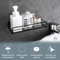 thumbnail image 3 of Paquete de estantes para cesta de ducha, organizador de baño adhesivo sin taladros, estantes de almacenamiento para ducha interior, 3 of 5