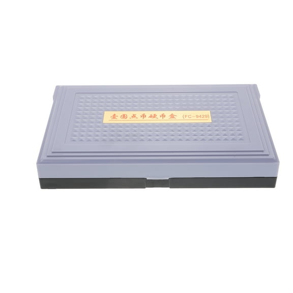 MLINS Money Divider Tray Hard Coin Case Coins Storage Counter Grey