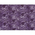thumbnail image 2 of Zelouf Leopard Print On N/p Taffeta  , Sewing, DIY, Crafts Fabric by the Yard, Purple/black, 20 Yard, 2 of 2