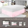 thumbnail image 6 of SGI Bedding 21 Inch Pleated Bed Skirt | Microfiber Bed Skirt | Fade Resistant, Wrinkle Free, Anti-static, Decorative, Extra Storage Space, Clutter-Free | King, Pink, 6 of 8