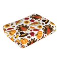 thumbnail image 2 of KLL turkey hat Pumpkin Ultra Absorbent & Soft Hand Towels for Bath, Hand, Face, Gym and Spa-27.5x16in, 2 of 8