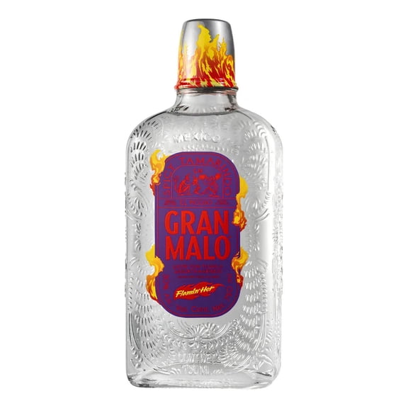 Pack de 12 Licor de Tequila Gran Malo Flamin Hot 750 ml