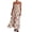 Multicolor, variant on Men's Smocked Square Neck Cami Dress 100% Polyester Ruched Sleeveless Lightweight Day to Night Casual Everyday Wear