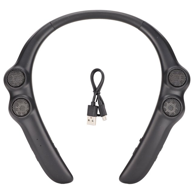 Auriculares inalámbricos con banda para el cuello IPX4, estéreo, impermeables, Bluetooth 5,3, auriculares con banda para el cuello y micrófono con cancelación de ruido