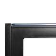 thumbnail image 4 of IVV Rectangular Glass Dining Room Table, 52.76"L x 27.56"W x 29.53"H, Black, 4 of 6