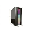 thumbnail image 3 of COUGAR Gemini S Iron-Gray Gaming Mid Tower Case with a Full-Sized Tempered Glass Cover and Integrated RGB Lighting, 3 of 6