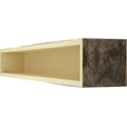 thumbnail image 5 of Ekena Millwork 6"H x 6"D x 60"W Pecky Cypress Faux Wood Fireplace Mantel, Premium Aged, 5 of 16
