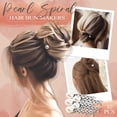 thumbnail image 2 of 10 Pcs Épingles à Cheveux en Spirale Simples Perles Épingle à Vis Rotative en Spirale Pince à Cheveux Barrette Torsadée Épingles à Cheveux Outils de Coiffage pour Chignon pour Femmes Filles, 2 of 10