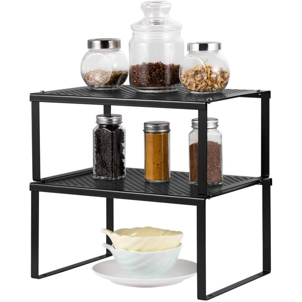 Kitchen And Counter Shelf Organizer, Expandable & Stackable