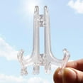 thumbnail image 2 of Clear Plastic Plate Photo Display Stand Picture Frame Easel Holder 3"4"5" V7C9 S4N7, 2 of 9