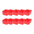 thumbnail image 1 of 10 piezas de tazas de jaula comederos de pájaros comederos de pollo multifuncional recipiente de agua al aire libre para pájaros para, 1 of 8