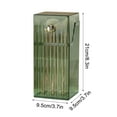 thumbnail image 3 of Makeup Brush Organizer, Cosmetic Brush Holder, Clear Dustproof Makeup Brush Storage with Lid, Durable Plastic Makeup Brush Stand with Removable Slots and Waterproof Cover, 3 of 7