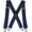 Navy Blue, variant on X Style Men's Braces with 4 Metal Clips,5cm Heavy Duty Suspenders Trouser Braces for Men,Adjustable Elastic Suspend for Men and Women