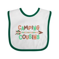 Inktastic Camping Cousins- Arrow Boys or Girls Baby Bib