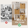 thumbnail image 2 of TrumanPick 6-Cube Storage Organizer, 24"W x 36"H x 12"D Cube Standing Bookshelf with Removable Back Panels for Living rooms, Offices,and Study Rooms - White, 2 of 10
