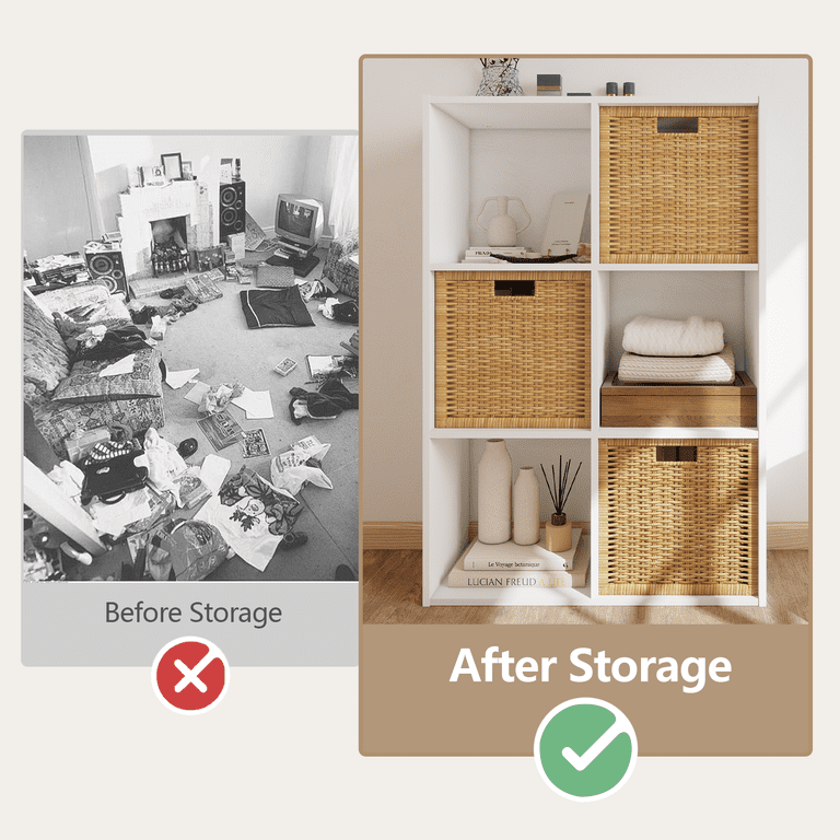 TrumanPick 6-Cube Storage Organizer, White photo 2