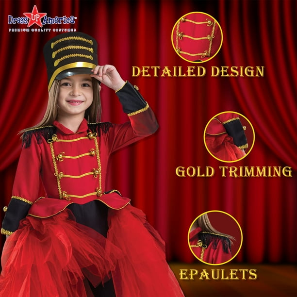 Disfraz Dress Up America Band Majorette Nutcracker Girls Bodega Aurrera en linea