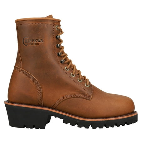 

Chippewa Mens Classic 2.0 8 Inch Electrical Steel Toe Lace Up Work Safety Shoes Casual