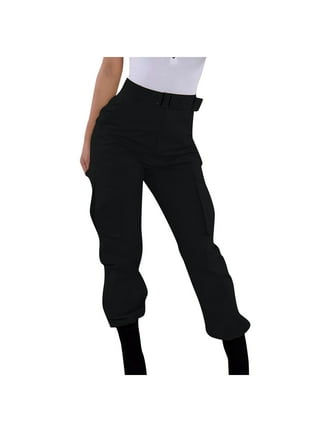Buy Popwings Casual Black Solid Twill Joggers For Women