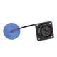 thumbnail image 5 of Waterproof Connector Square 4 Holes IP68 Aviation Power Socket 250V 45A for Cable Wire LP283 Pin, 5 of 5
