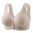 thumbnail image 2 of Ahuyic Summer Womens Bras,Plus Size Bras for Women,Women's Solid Color Backless Sexy Seamless Push-Up U-Shaped Beautiful Back Underwear Everyday Bras, 2 of 4