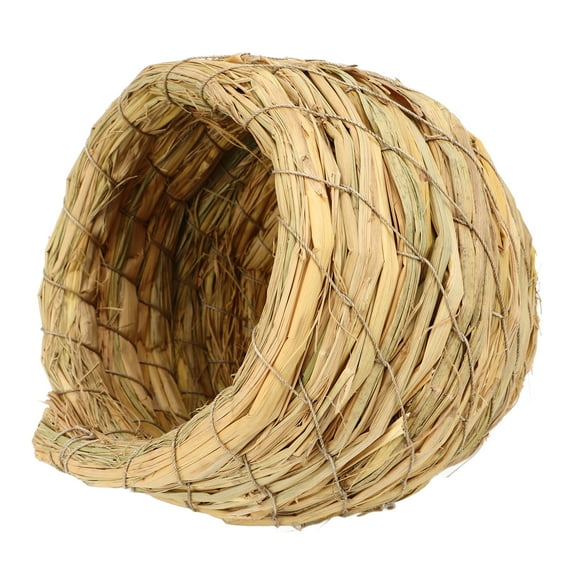 Cabaña para pájaros de hierba natural,Cabaña de hierba para pájaros Suministros cómodos para pájaros Cabaña de hierba para pájaros de alta capacidad