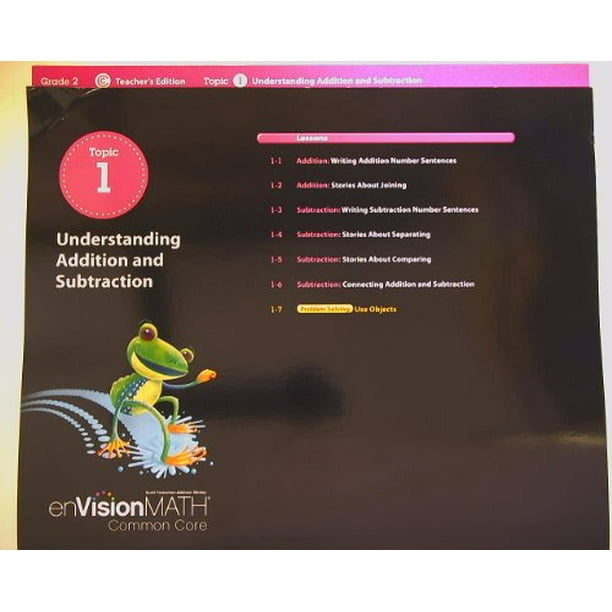 Envision Math, Grade 2, Topic 1 Understanding Subtraction