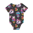 thumbnail image 2 of Daiia Cat Icecream Printed Unisex-Baby Short Sleeve Onesies Bodysuits Baby Climbing Clothes Soft and Comfortable Romper with Expandable Shoulder Design-18 Months, 2 of 8
