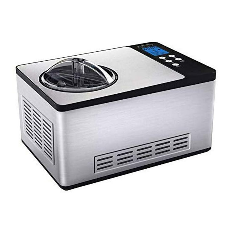 Free Shipping Whynter 2 Quart Capacity Ice Cream Maker Yogurt Incubator Stainless Steel Bowl Walmart