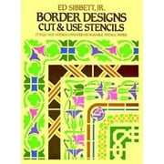 Angle View: Border Designs Cut & Use Stencils (Dover Stencils) [Paperback - Used]