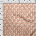 thumbnail image 3 of oneOone Cotton Poplin Dark Peach Fabric Asian Block Diy Clothing Quilting Fabric Print Fabric By Yard 42 Inch Wide, 3 of 4