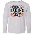 thumbnail image 3 of Inktastic Christmas Cookie Baking Crew with Oven Mitts Long Sleeve Youth T-Shirt, 3 of 5