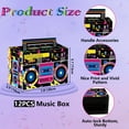 thumbnail image 2 of PIXHOTUL 80s 90s Party Favor Boxes, Novelty Boom Box Favors Candy Paper Boxes Gift Treat Goodie Candy Boxes 80s Retro Radio Decorations Table Centerpieces for 80s 90s Hip Hop Party Decorations, 2 of 8