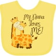 thumbnail image 3 of Inktastic My Nana Loves Me Boys or Girls Baby Bib, 3 of 4