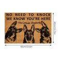 thumbnail image 3 of Clearance Under $5!Yyuenw Dogs Welcome People Tolerated Door Mat 15.7 X 23.6 Inches, Funny Dog Doormat, Welcome Mat Dog, Dog Welcome Mat Front Door, Dog Front Door Mat, Dog Mat, 3 of 5