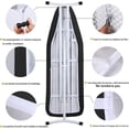 thumbnail image 3 of Ironing Board Cover 148x55cm, Extra Large with 100% Cotton Top Thick Padding, Burn Resistant Easy to Fit (XXL, Black), 3 of 5