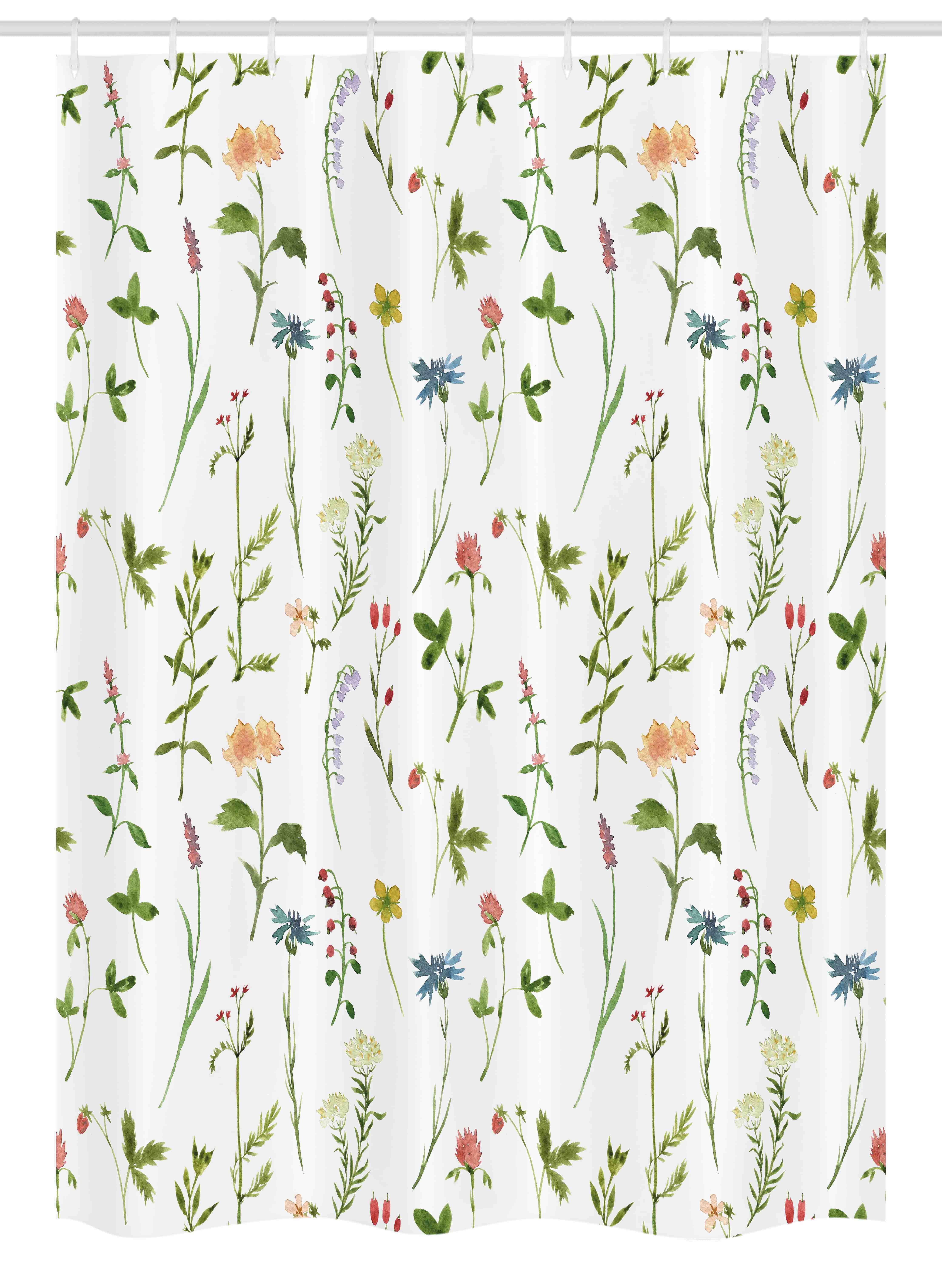 Multicolor Colorful Watercolor Wildflowers and Sprigs Flowers Botanical Garden Theme Ambesonne Watercolor Flower Duvet Cover Set King Size Decorative 3 Piece Bedding Set with 2 Pillow Shams